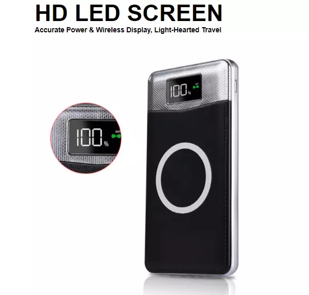 chargeur sans fil de remplissage rapide de Qi du chargeur 10W de lumière de bureau sans fil de nuit pour l'iPhone pour Samsung