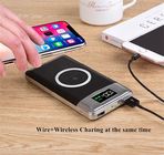Wireless Charger Power Bank,120000mAh External Battery Charging Pack Portable Charger Battery Pack For iPhone X