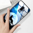 2019 Hot sale Luminous tempered glass cell phone case cover for Samsung note8 s8 s9p