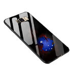 Hot sale Luminous tempered glass cell phone case cover for Samsung note8 note9