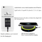 Ultra-thin wireless charger accept receiver , Qi standard wireless power bank charger for all smart phones