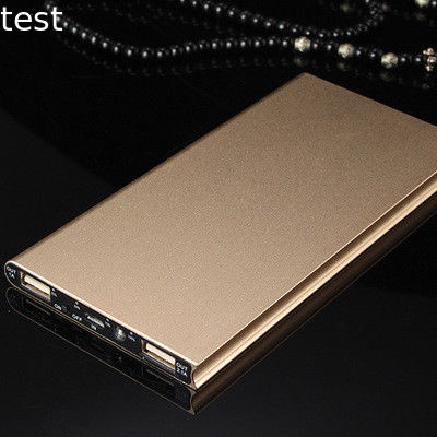 Thin Powerbank 10000mAh Portable Battery Charger Dual USB Power Bank for Smart Phones universial