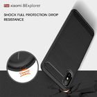 For Xiaomi Mi 8 Explore Tpu Silicone Case Carbon Fiber Brush Cell Phone Cover