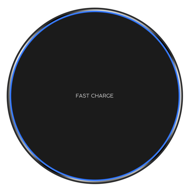 Newest Design Thinnest 5/10w Fast Wireless Charger Qi Certified Wireless Charging Pad For Iphone Wireless Phone Charger